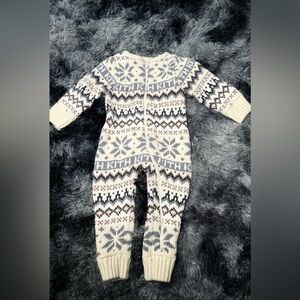 Kith Kids Baby Fairisle Coverall 6M